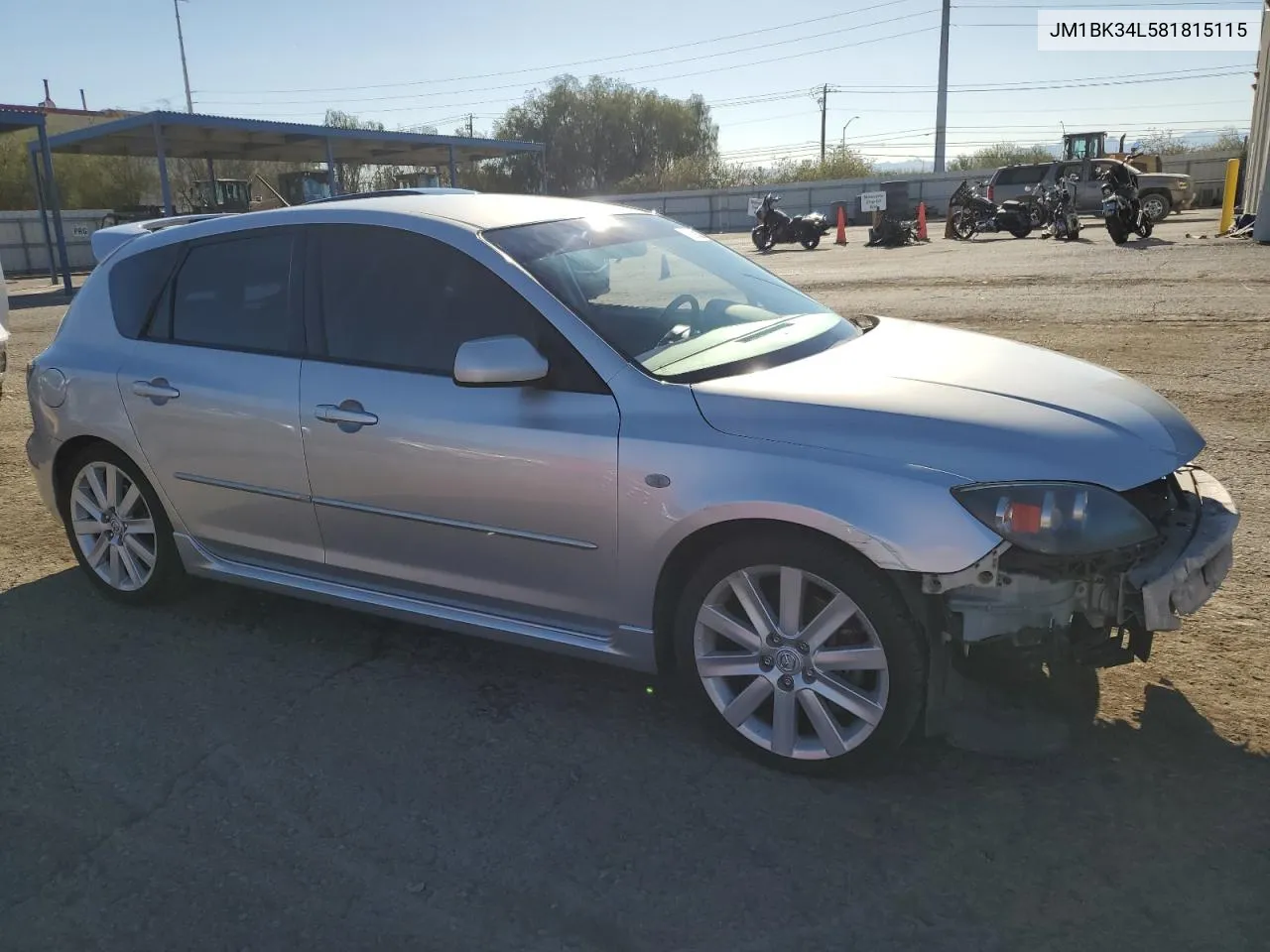 JM1BK34L581815115 2008 Mazda Speed 3