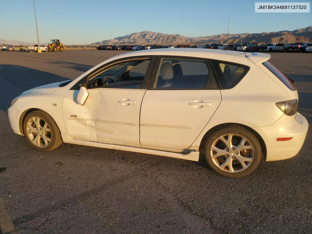 2008 Mazda 3 Hatchback VIN: JM1BK344881137520 Lot: 72934154