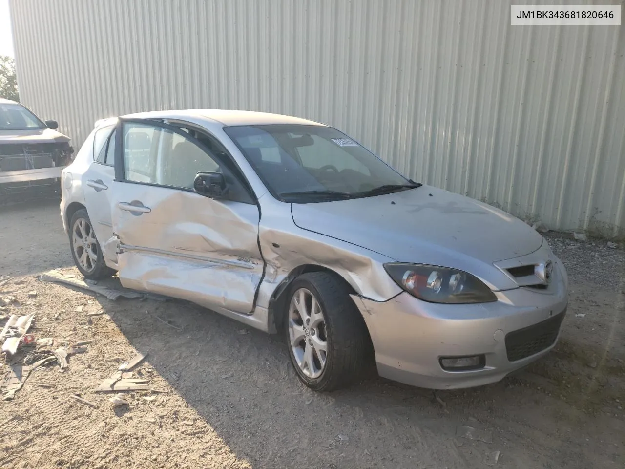 2008 Mazda 3 Hatchback VIN: JM1BK343681820646 Lot: 73284954