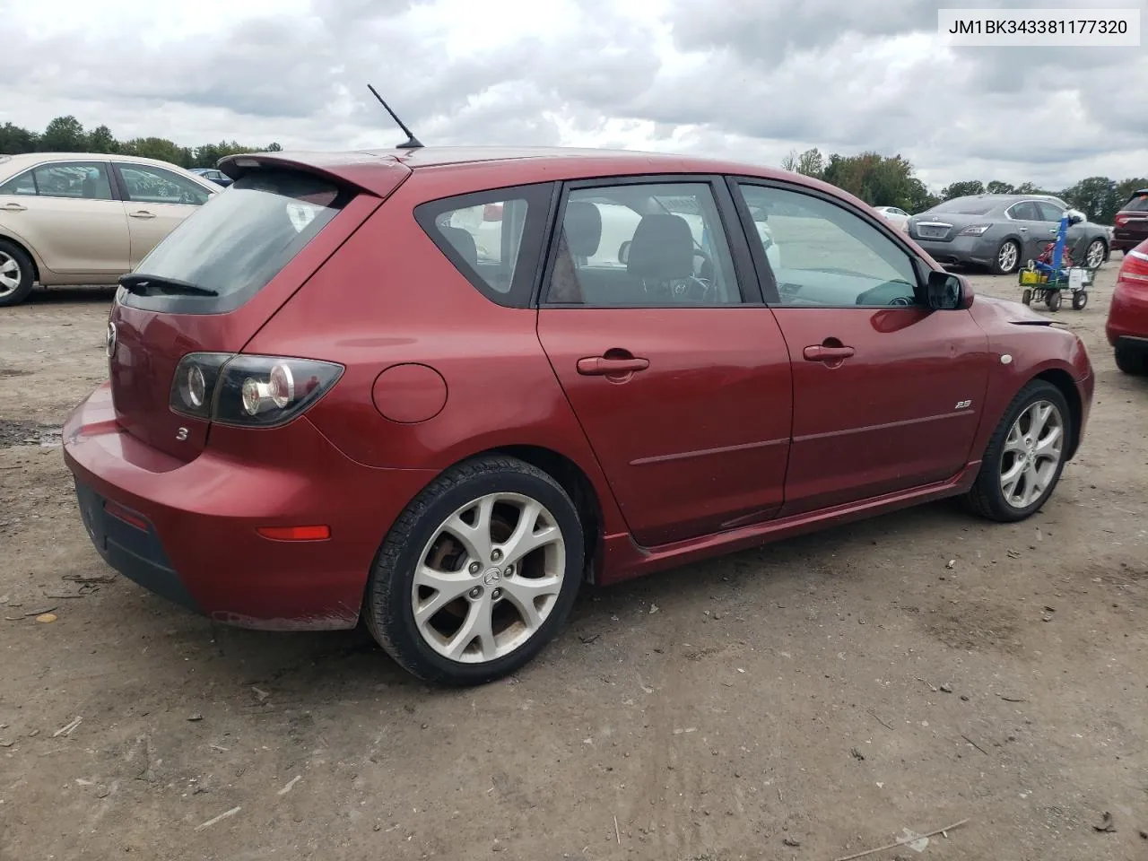 JM1BK343381177320 2008 Mazda 3 Hatchback