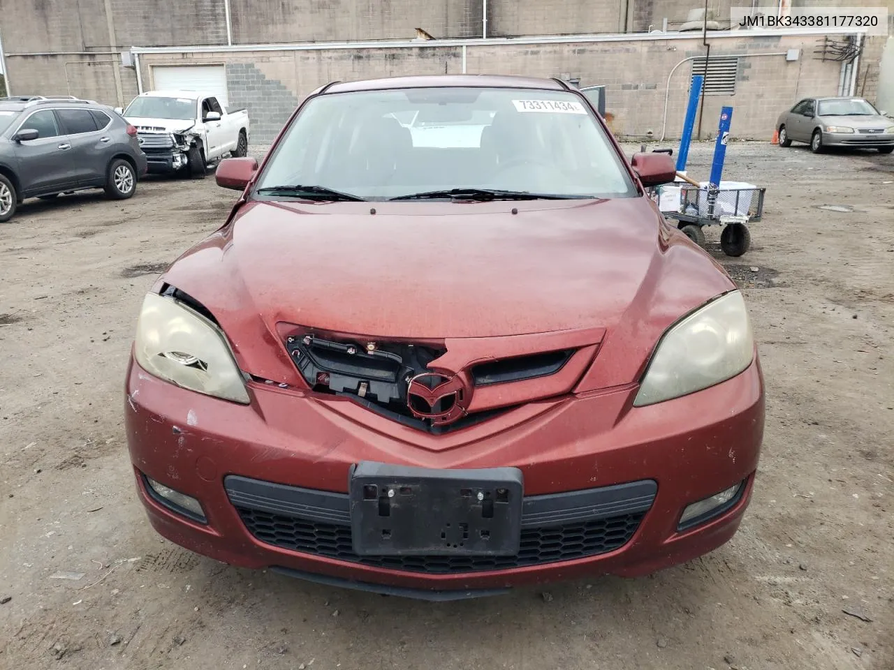 JM1BK343381177320 2008 Mazda 3 Hatchback