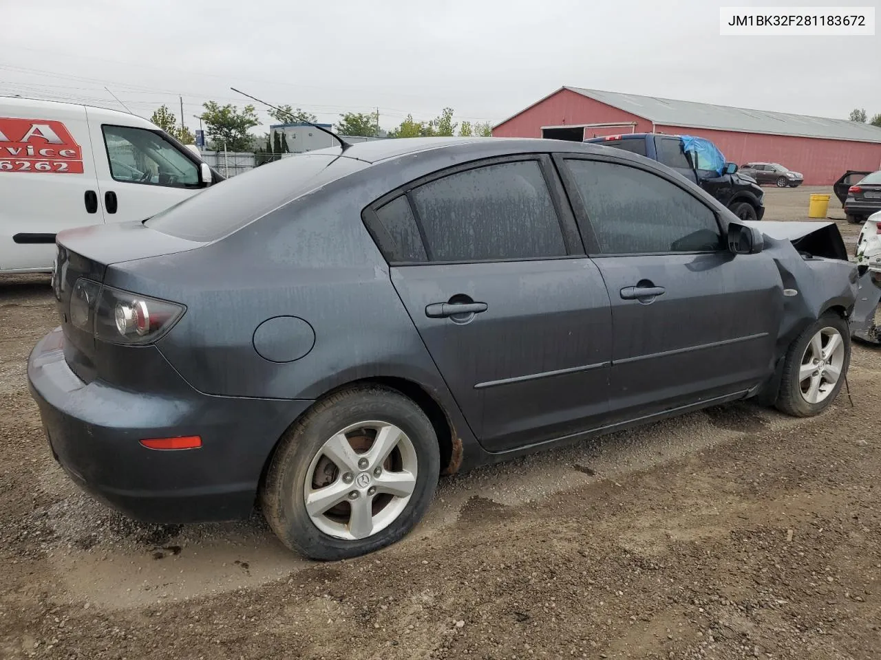 JM1BK32F281183672 2008 Mazda 3 I