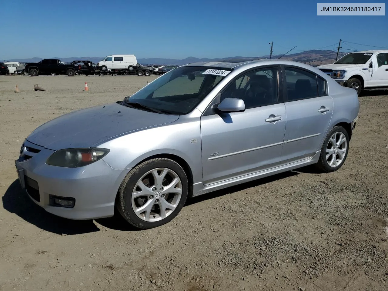 JM1BK324681180417 2008 Mazda 3 S