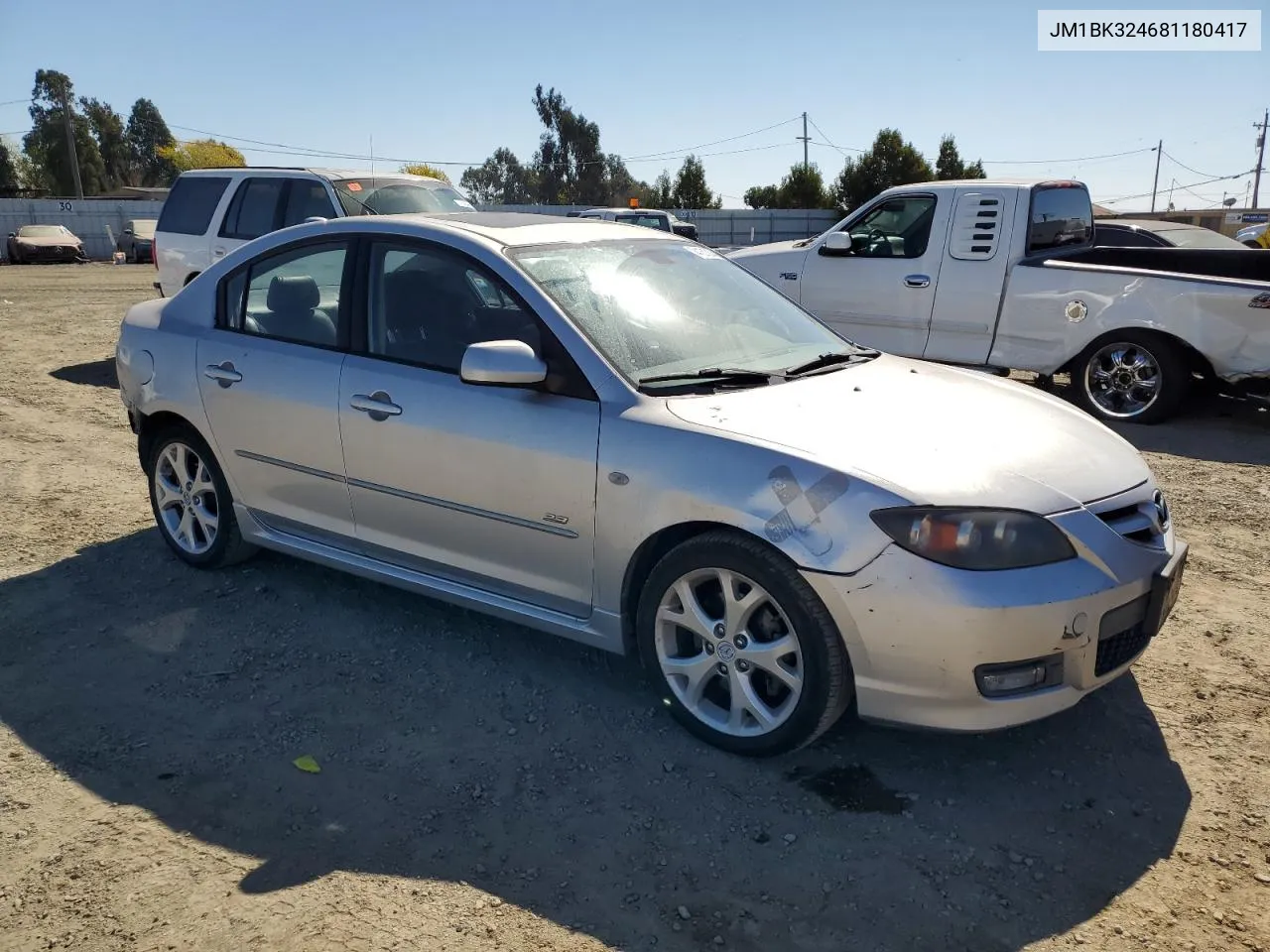 2008 Mazda 3 S VIN: JM1BK324681180417 Lot: 74131204