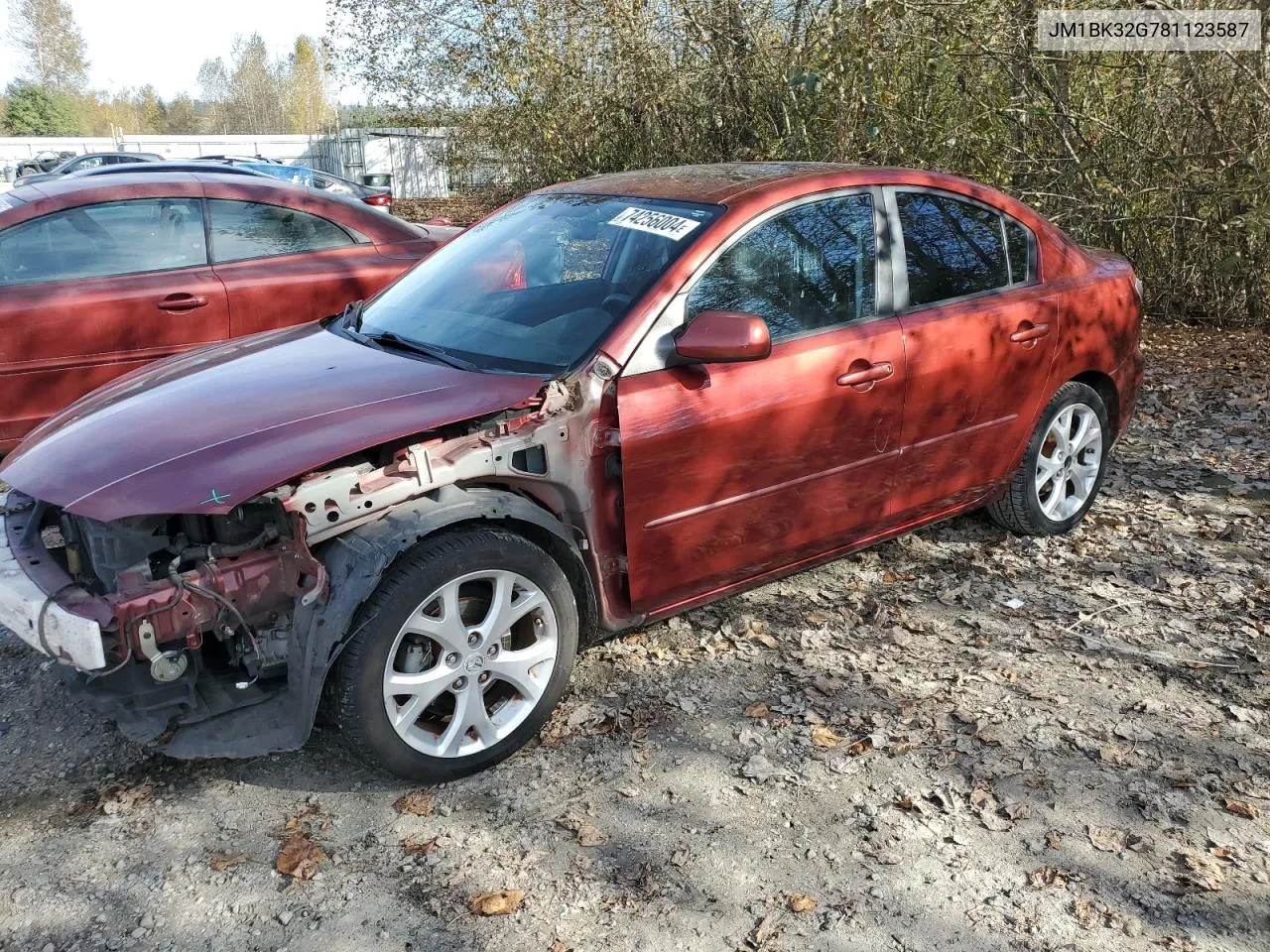 JM1BK32G781123587 2008 Mazda 3 I