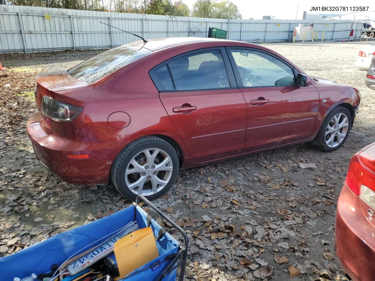 2008 Mazda 3 I VIN: JM1BK32G781123587 Lot: 74256004