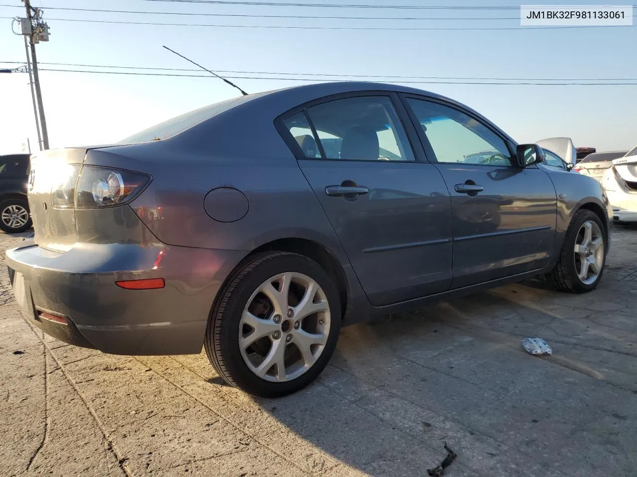 2008 Mazda 3 I VIN: JM1BK32F981133061 Lot: 74776224