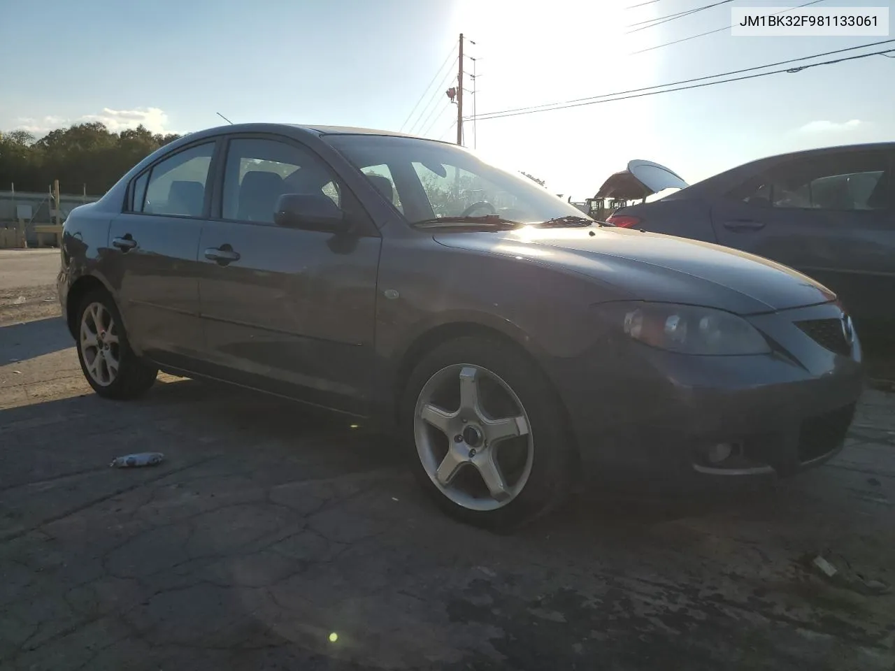 2008 Mazda 3 I VIN: JM1BK32F981133061 Lot: 74776224