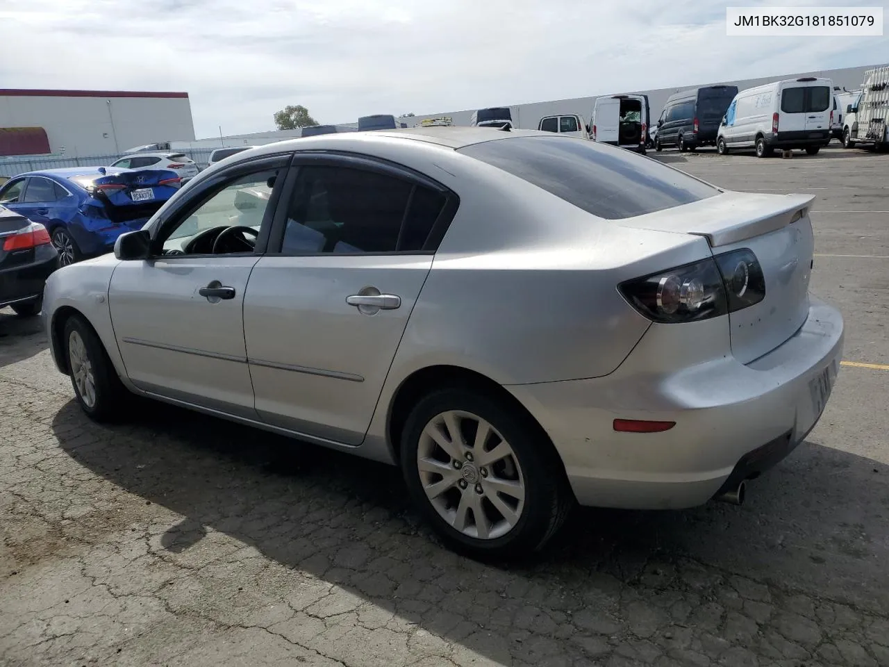 2008 Mazda 3 I VIN: JM1BK32G181851079 Lot: 75655384