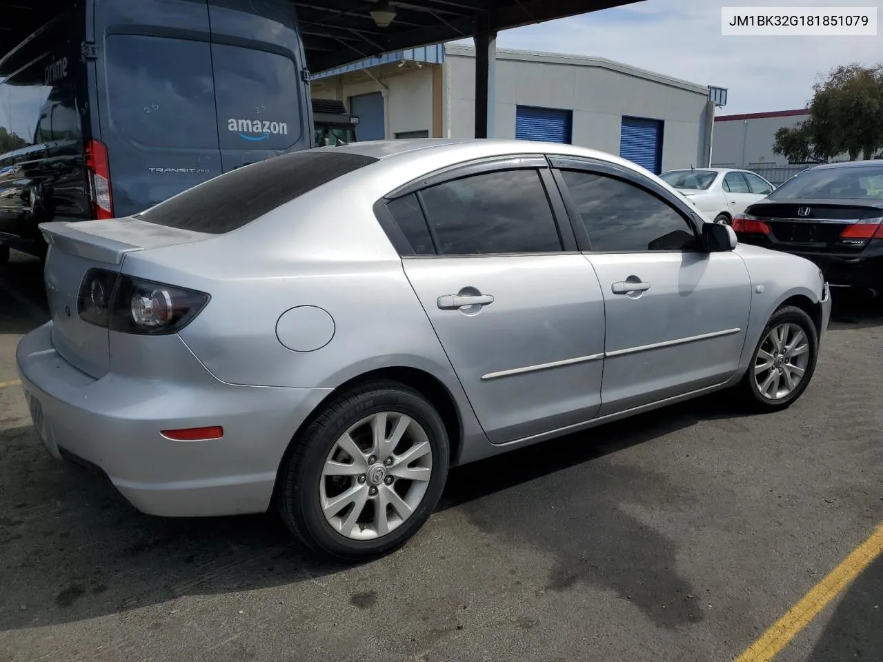 2008 Mazda 3 I VIN: JM1BK32G181851079 Lot: 75655384