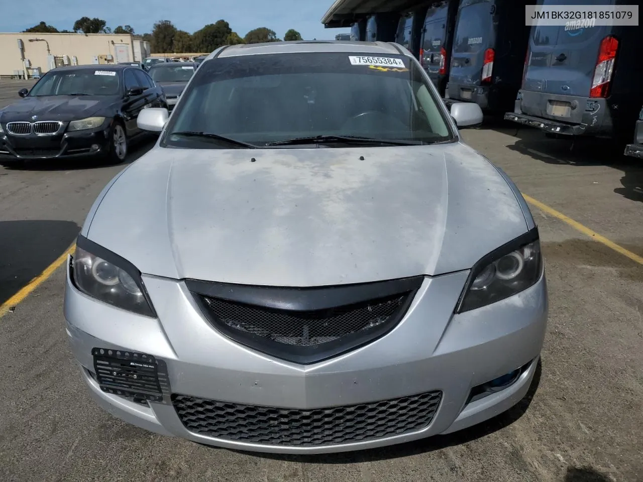 2008 Mazda 3 I VIN: JM1BK32G181851079 Lot: 75655384