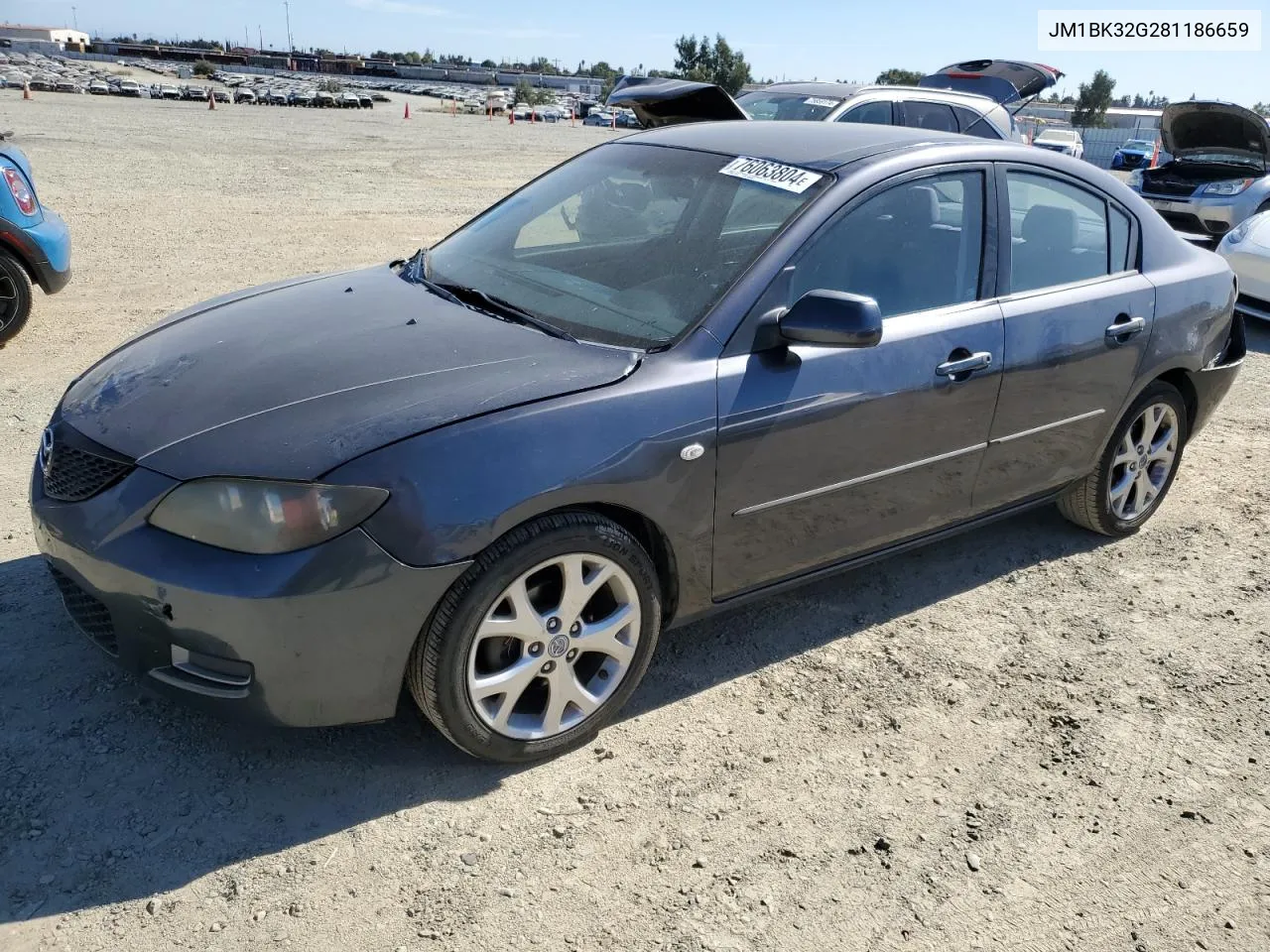 2008 Mazda 3 I VIN: JM1BK32G281186659 Lot: 76063804