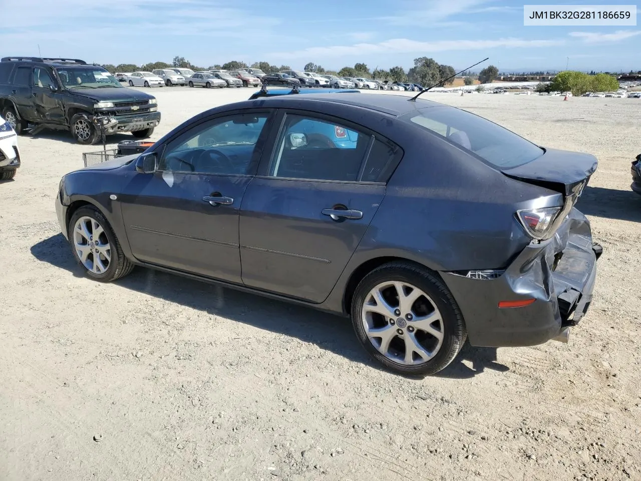 2008 Mazda 3 I VIN: JM1BK32G281186659 Lot: 76063804