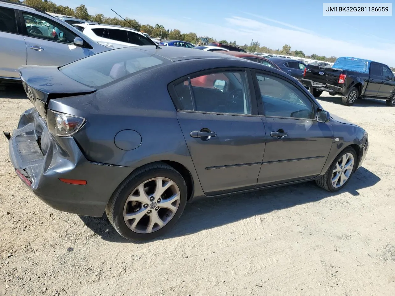 2008 Mazda 3 I VIN: JM1BK32G281186659 Lot: 76063804