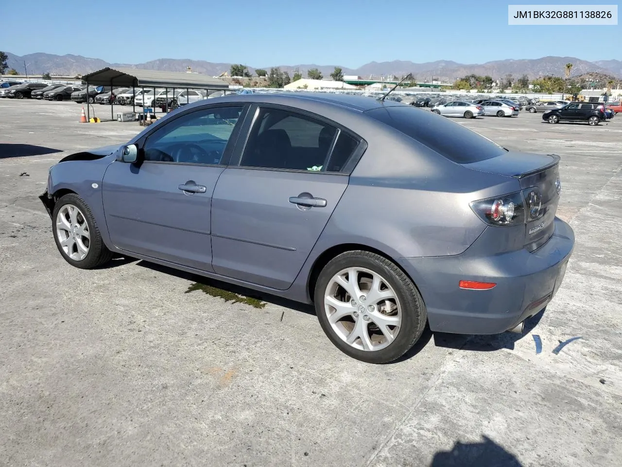 2008 Mazda 3 I VIN: JM1BK32G881138826 Lot: 77483684