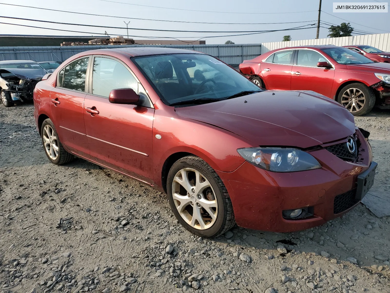 2009 Mazda 3 I VIN: JM1BK32G691237615 Lot: 67296724