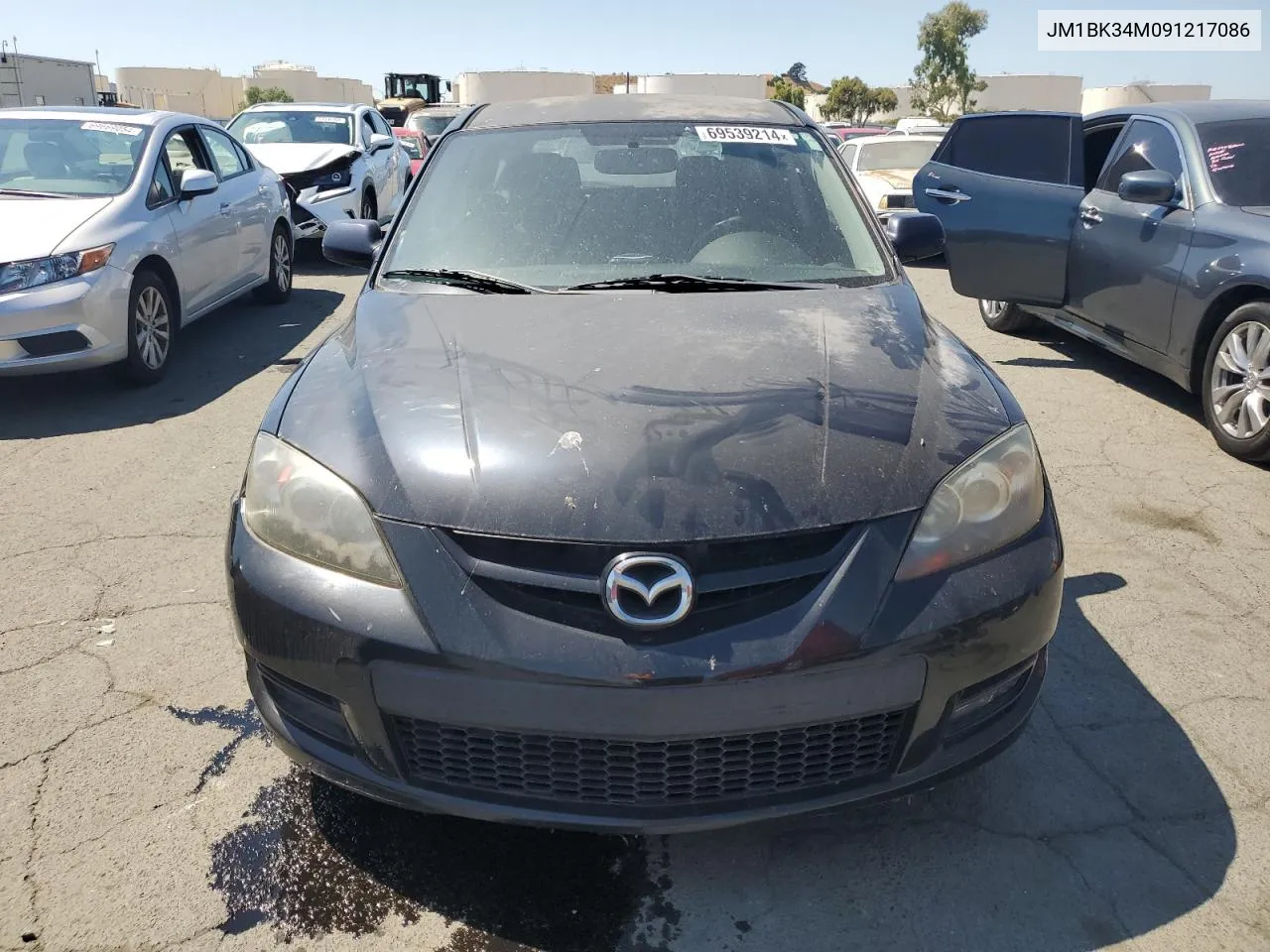 2009 Mazda Speed 3 VIN: JM1BK34M091217086 Lot: 69539214