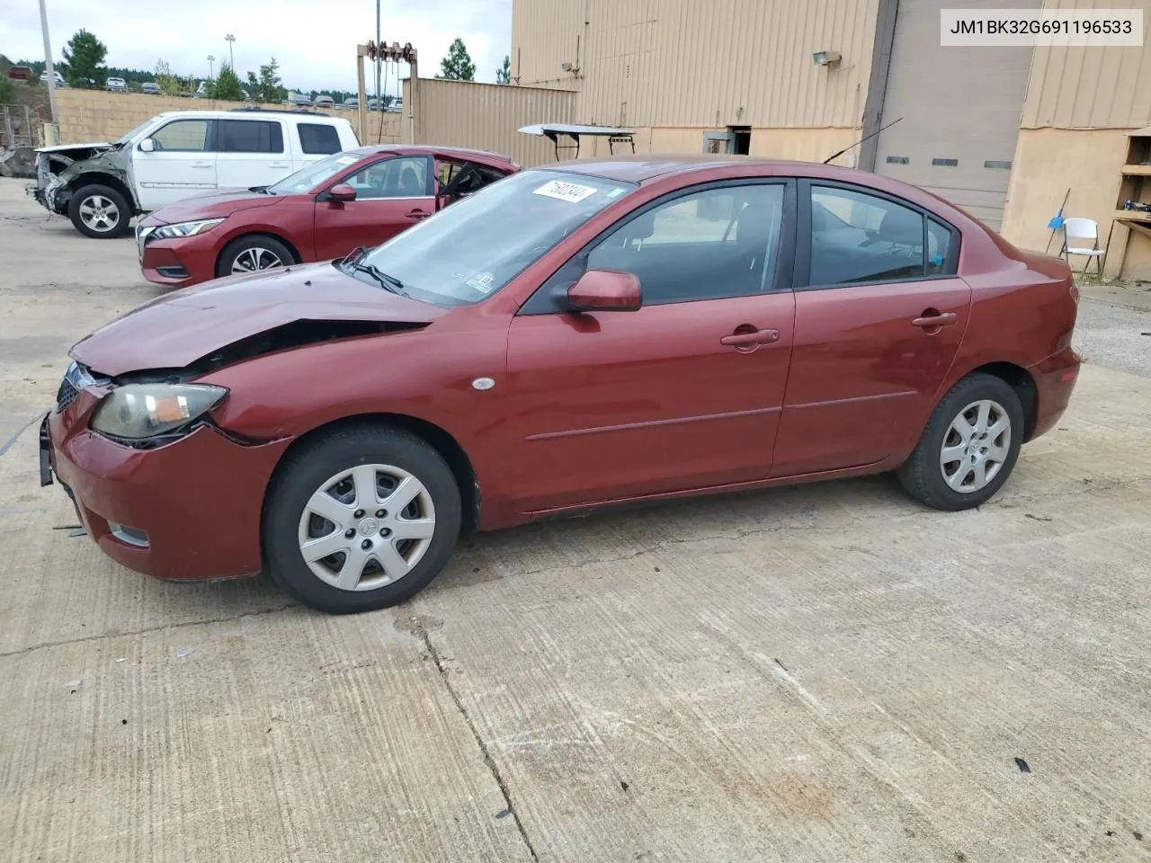 2009 Mazda 3 I VIN: JM1BK32G691196533 Lot: 71502344