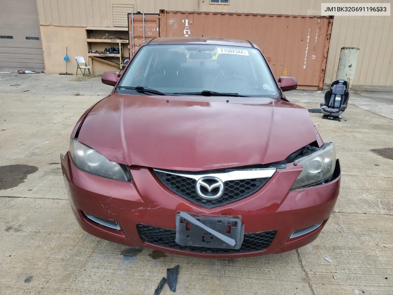 2009 Mazda 3 I VIN: JM1BK32G691196533 Lot: 71502344