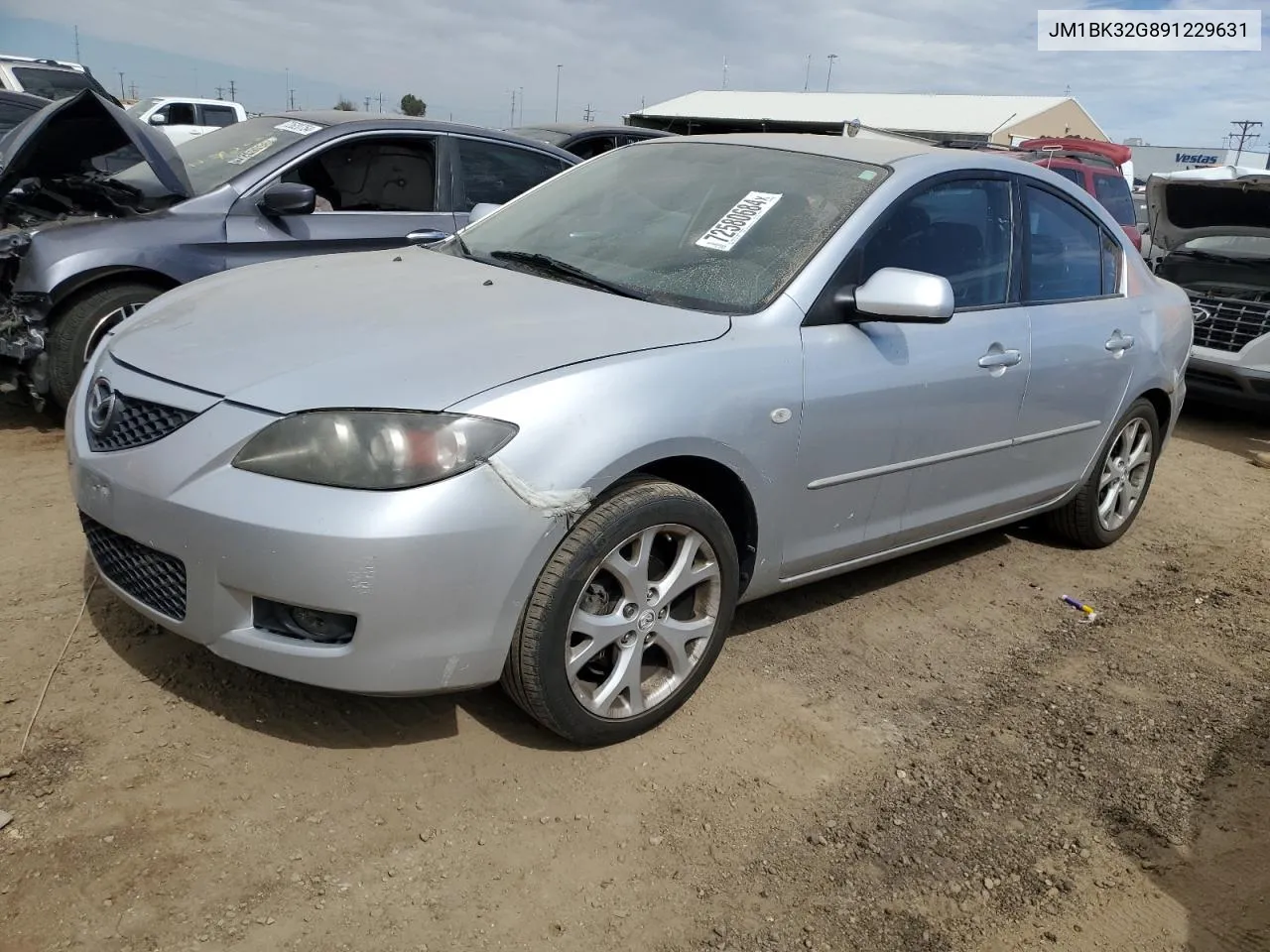 JM1BK32G891229631 2009 Mazda 3 I