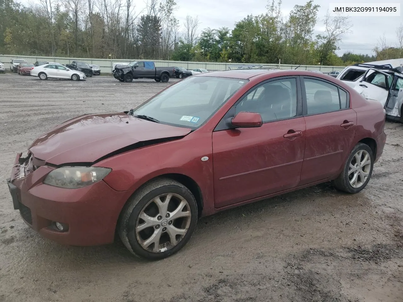 2009 Mazda 3 I VIN: JM1BK32G991194095 Lot: 72694064