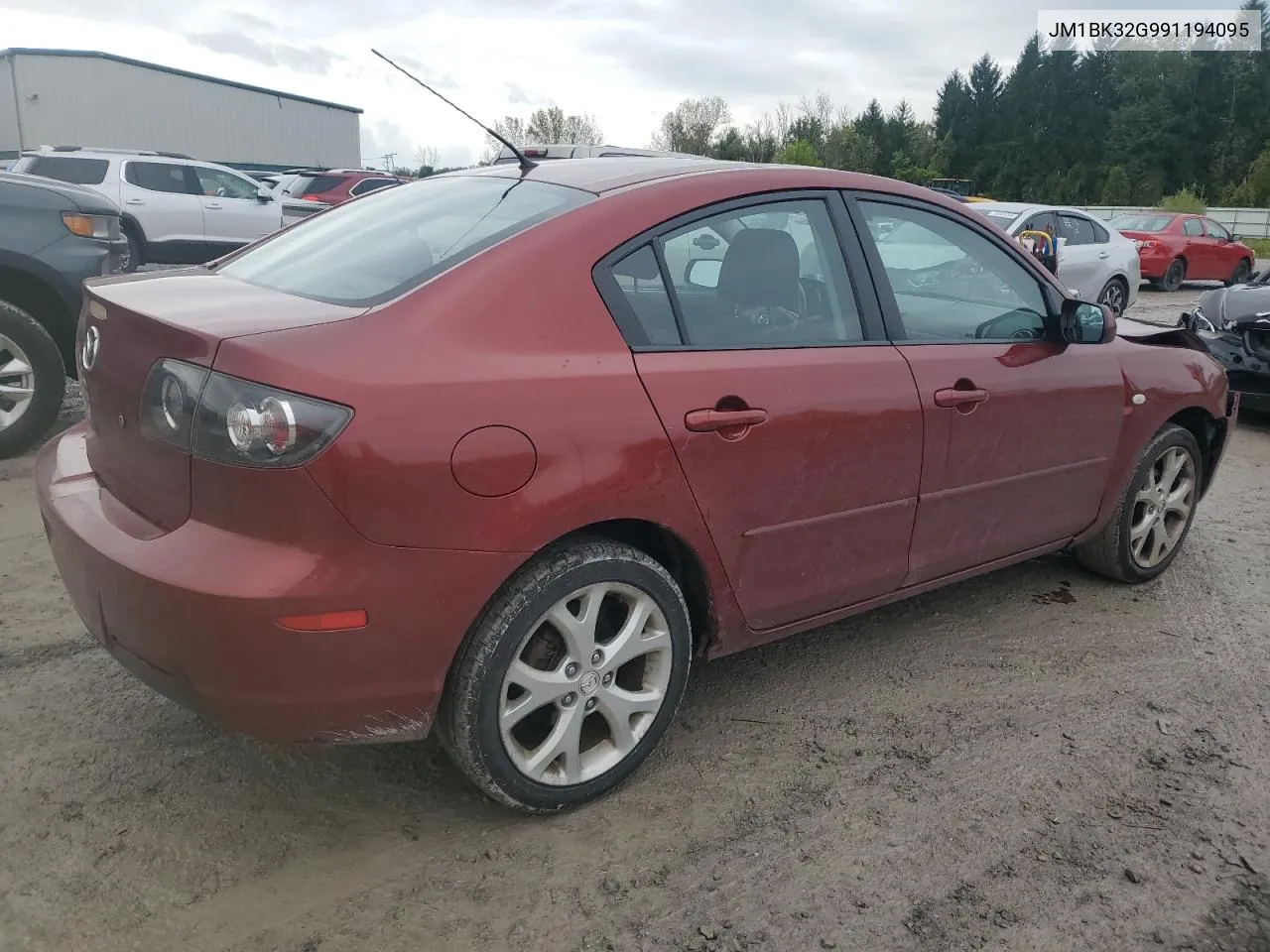 2009 Mazda 3 I VIN: JM1BK32G991194095 Lot: 72694064