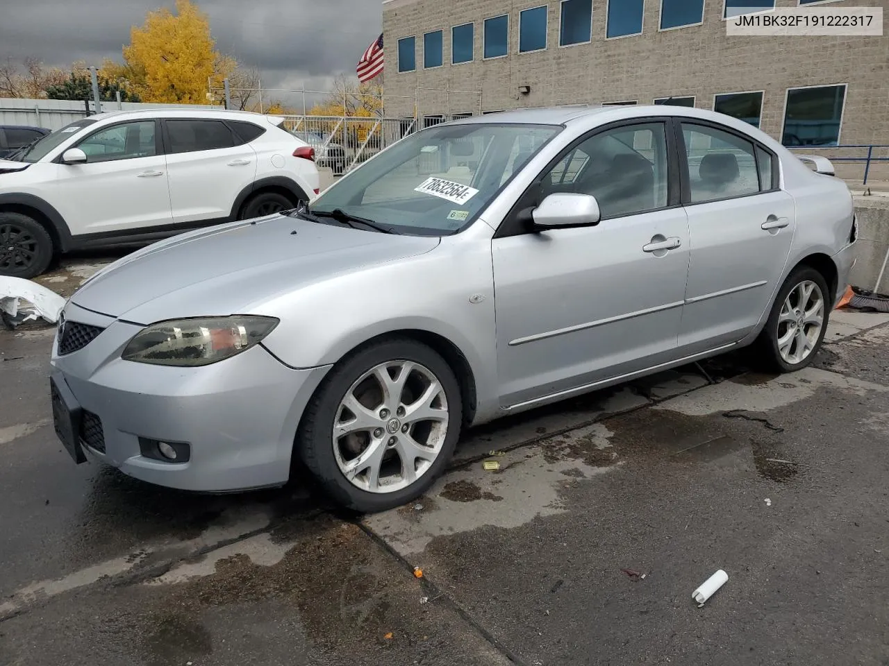 2009 Mazda 3 I VIN: JM1BK32F191222317 Lot: 78632564