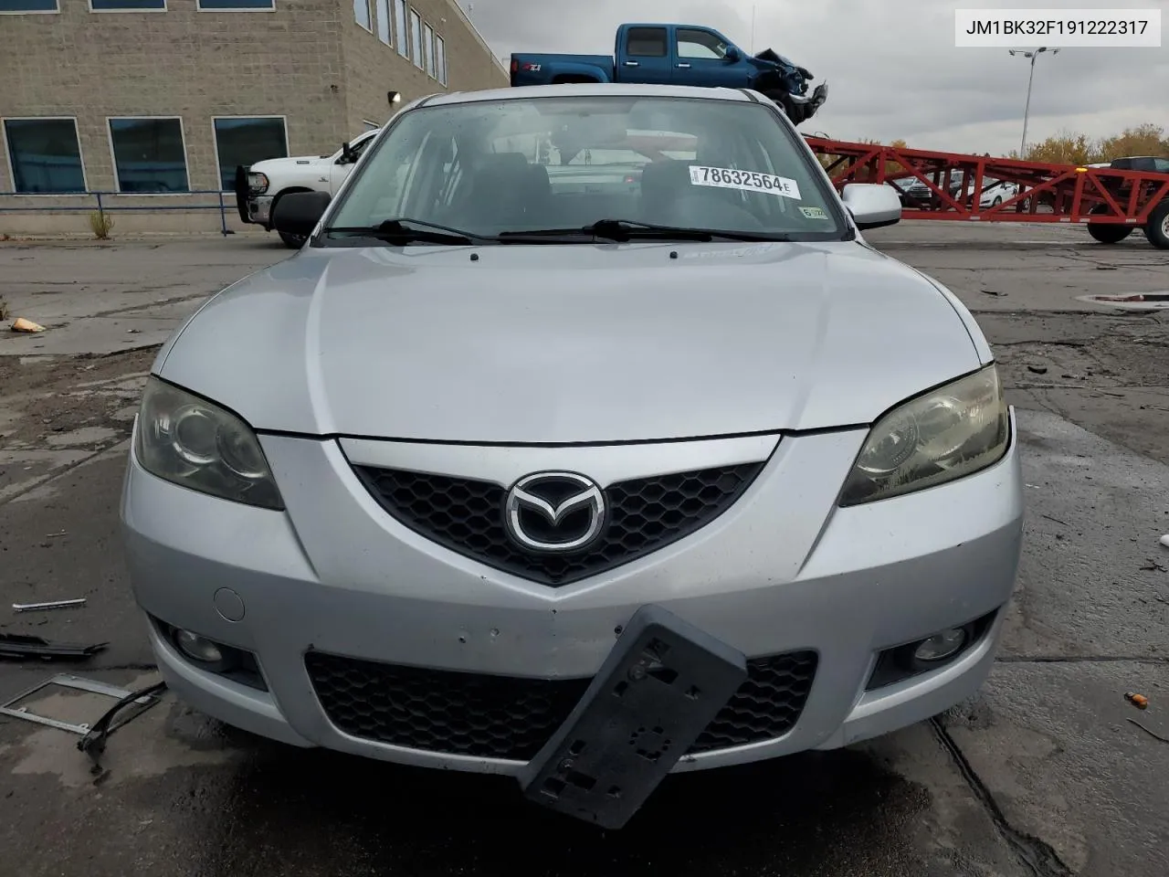 2009 Mazda 3 I VIN: JM1BK32F191222317 Lot: 78632564