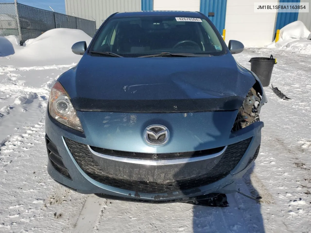 2010 Mazda 3 I VIN: JM1BL1SF8A1163854 Lot: 42678594