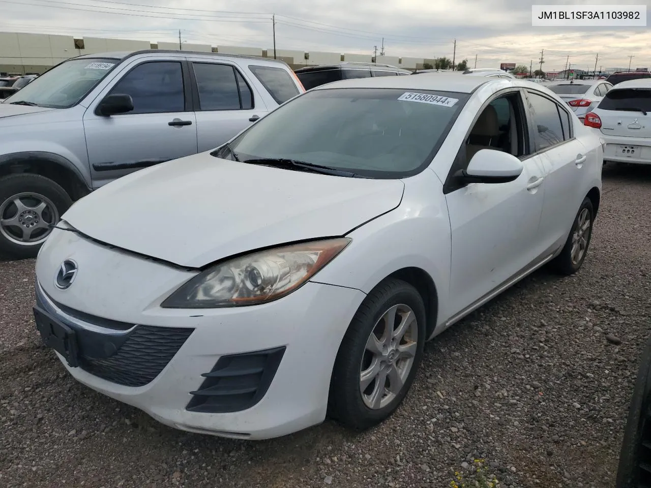 2010 Mazda 3 I VIN: JM1BL1SF3A1103982 Lot: 51580944