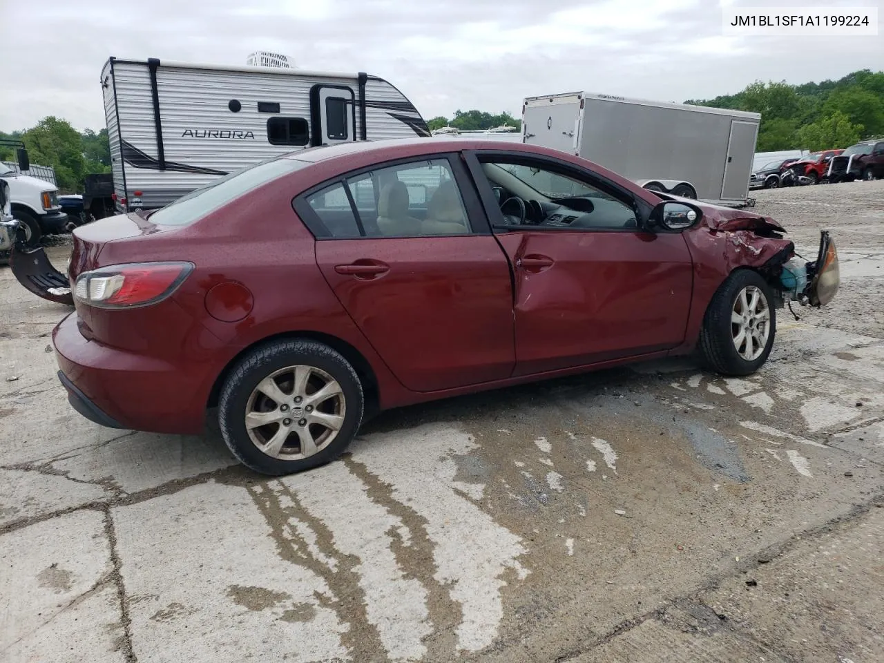 2010 Mazda 3 I VIN: JM1BL1SF1A1199224 Lot: 54722554