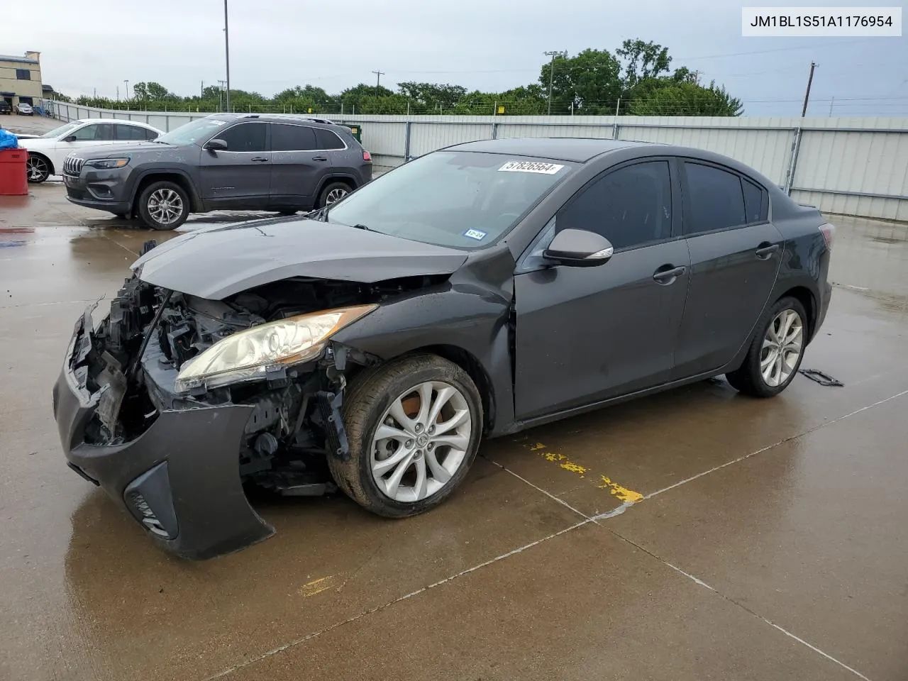 2010 Mazda 3 S VIN: JM1BL1S51A1176954 Lot: 57826564