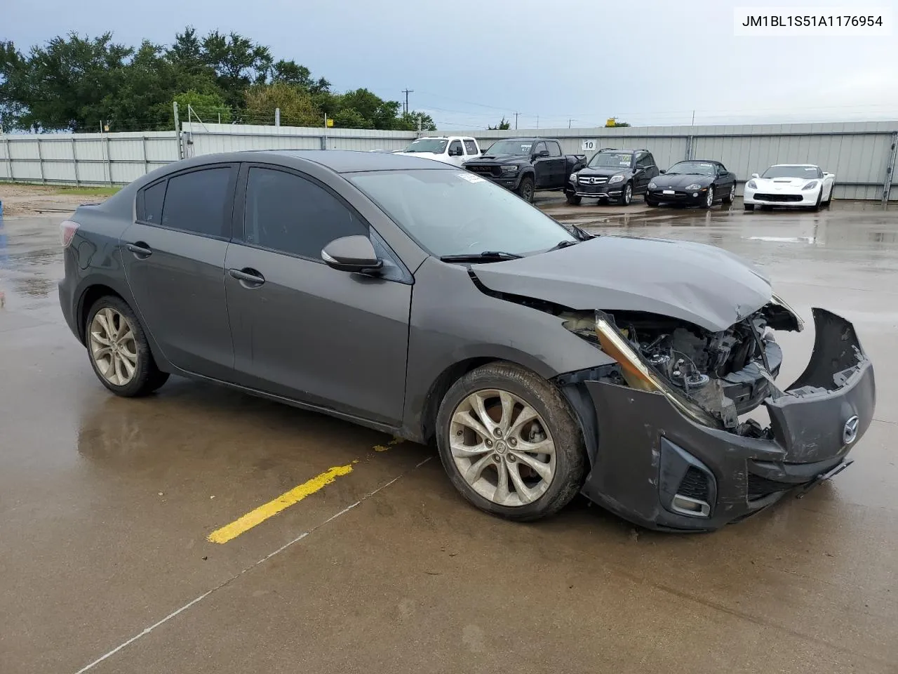 2010 Mazda 3 S VIN: JM1BL1S51A1176954 Lot: 57826564