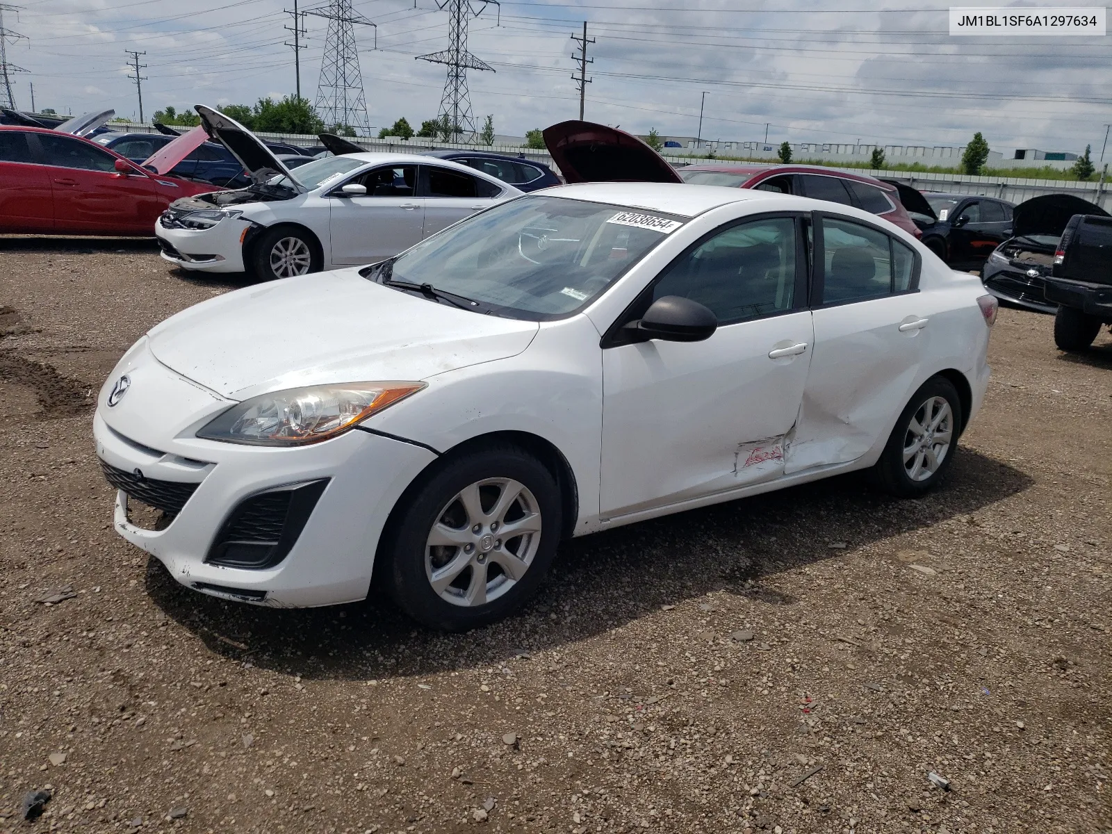 2010 Mazda 3 I VIN: JM1BL1SF6A1297634 Lot: 62038654