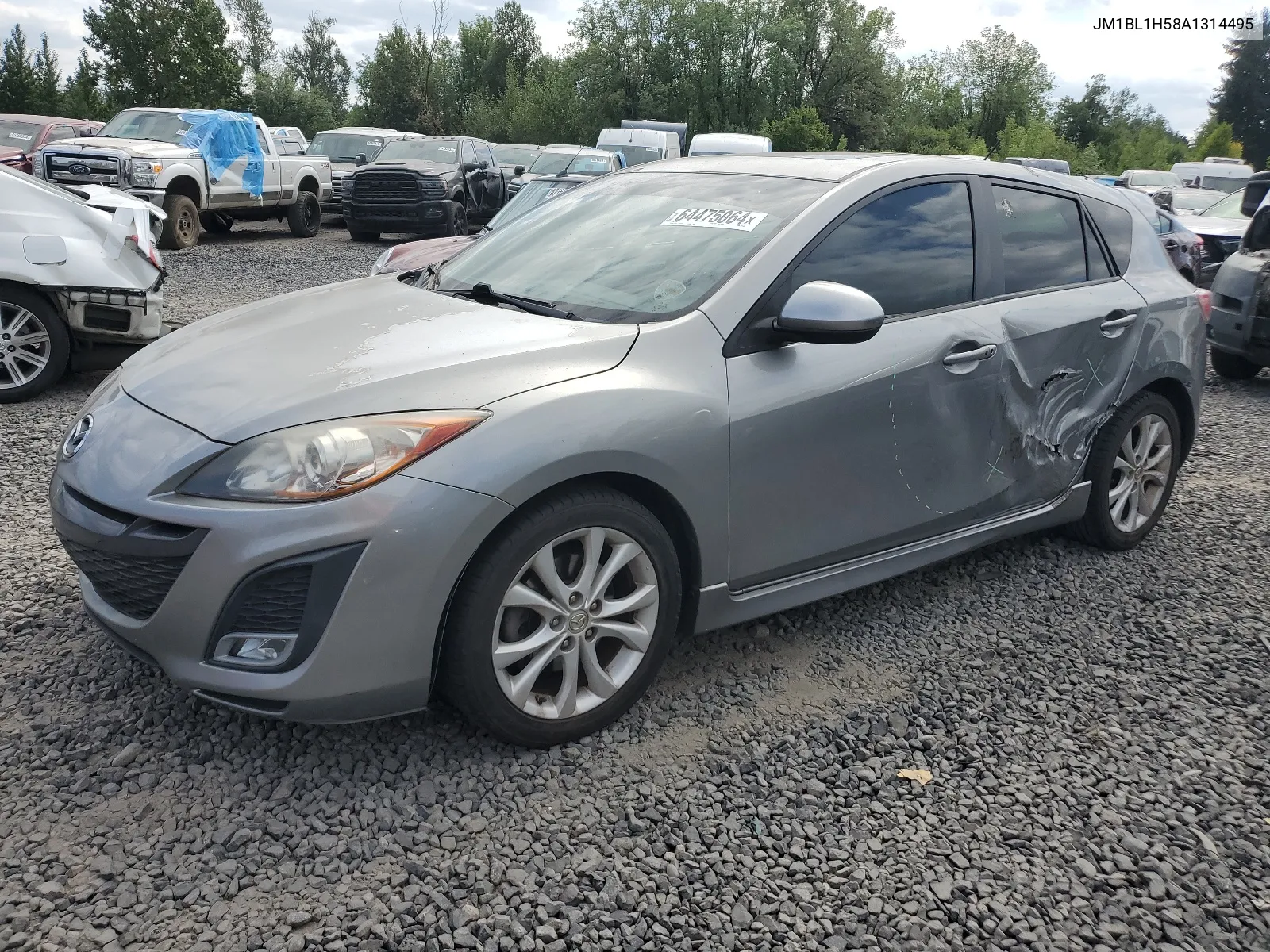 2010 Mazda 3 S VIN: JM1BL1H58A1314495 Lot: 64475064