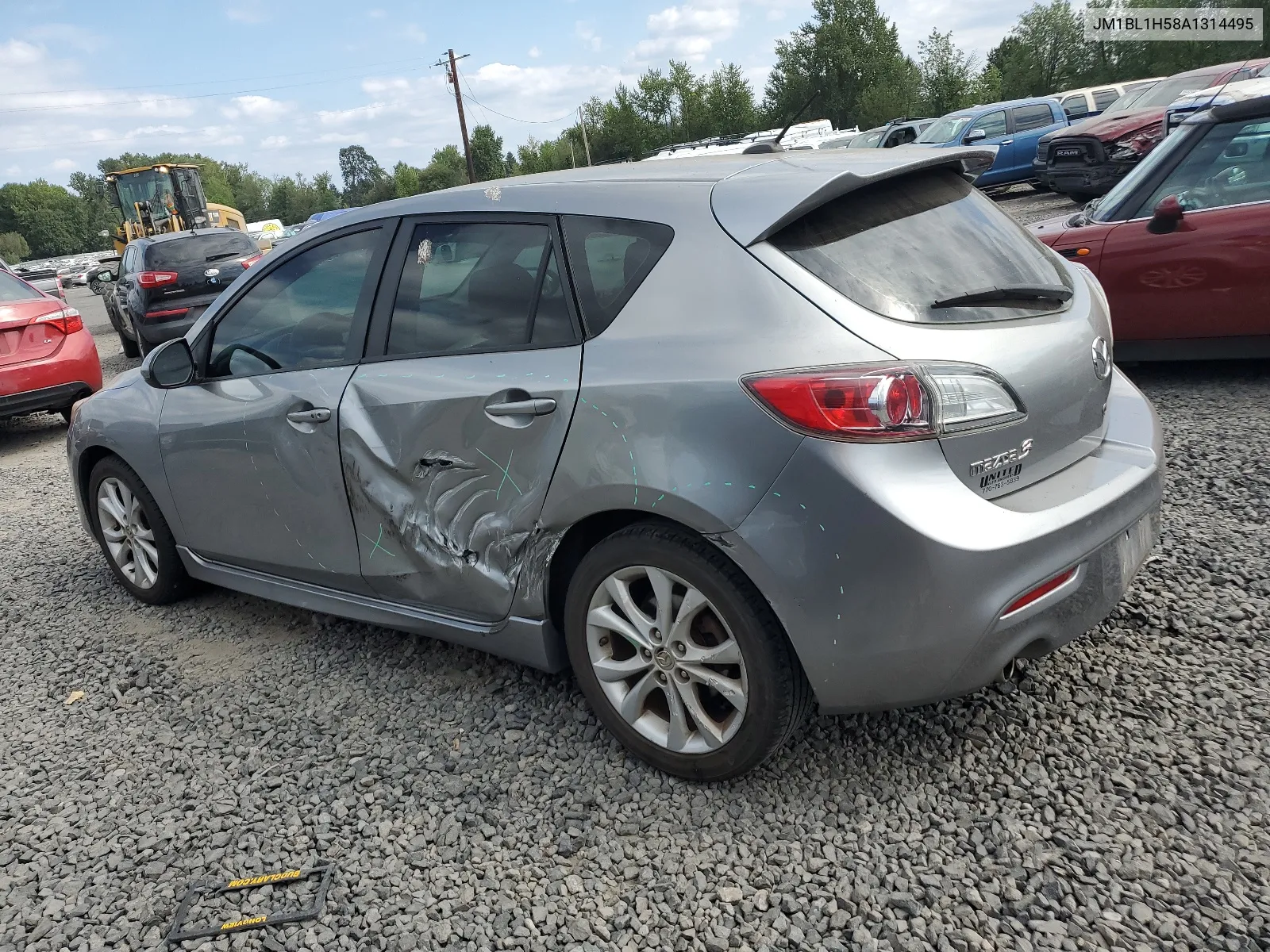 2010 Mazda 3 S VIN: JM1BL1H58A1314495 Lot: 64475064