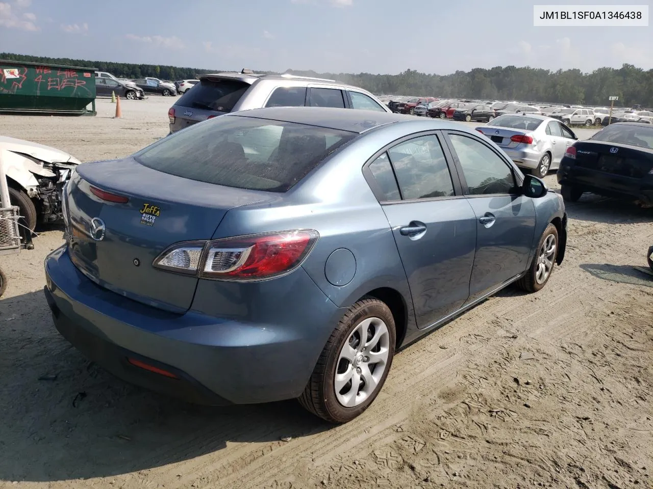 2010 Mazda 3 I VIN: JM1BL1SF0A1346438 Lot: 69067894