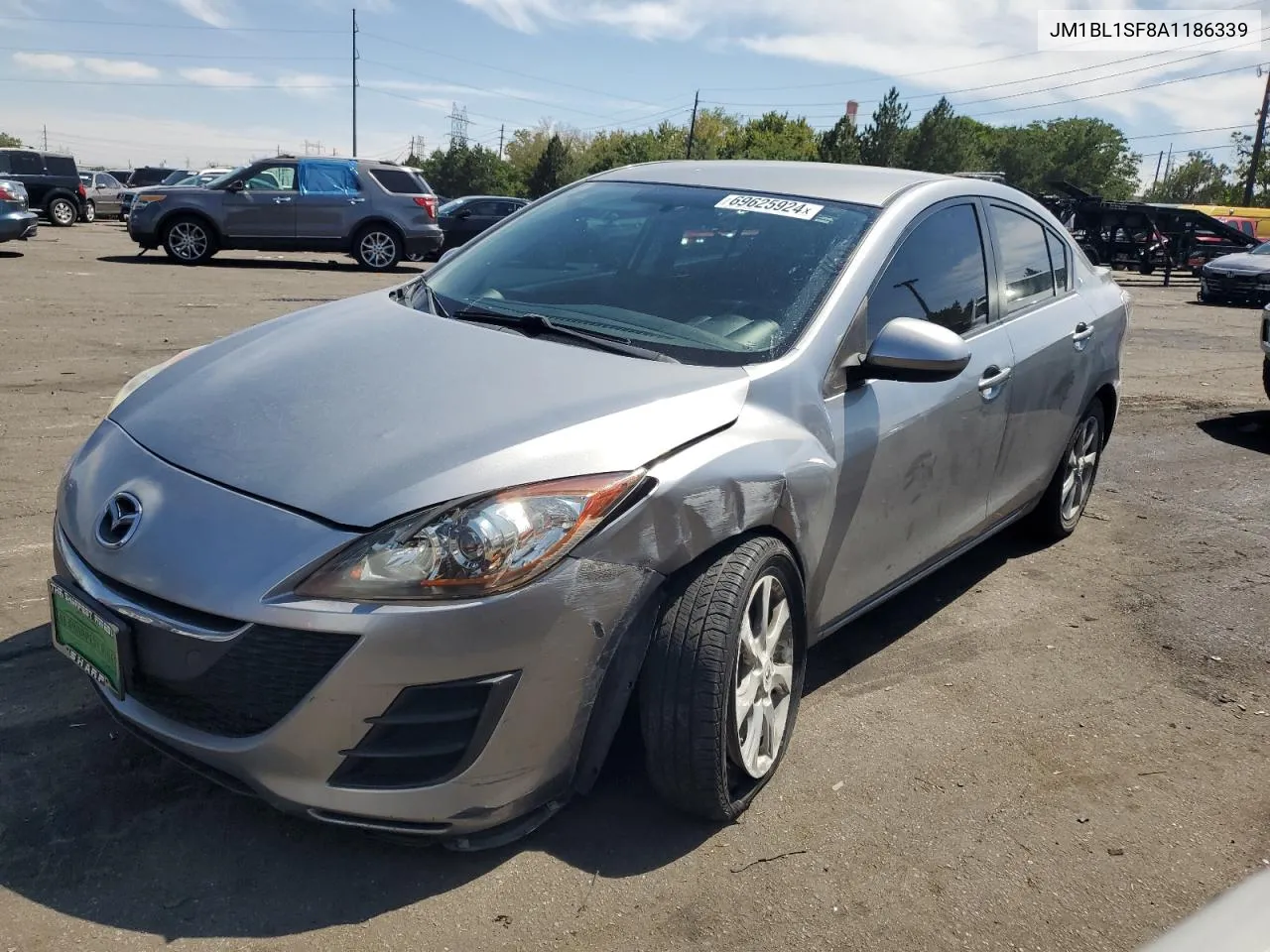 2010 Mazda 3 I VIN: JM1BL1SF8A1186339 Lot: 69625924