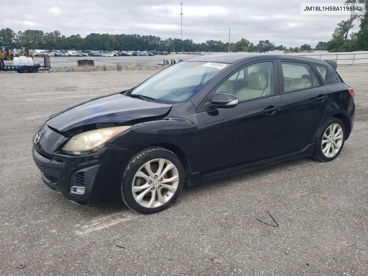 2010 Mazda 3 S VIN: JM1BL1H58A1195542 Lot: 71362854