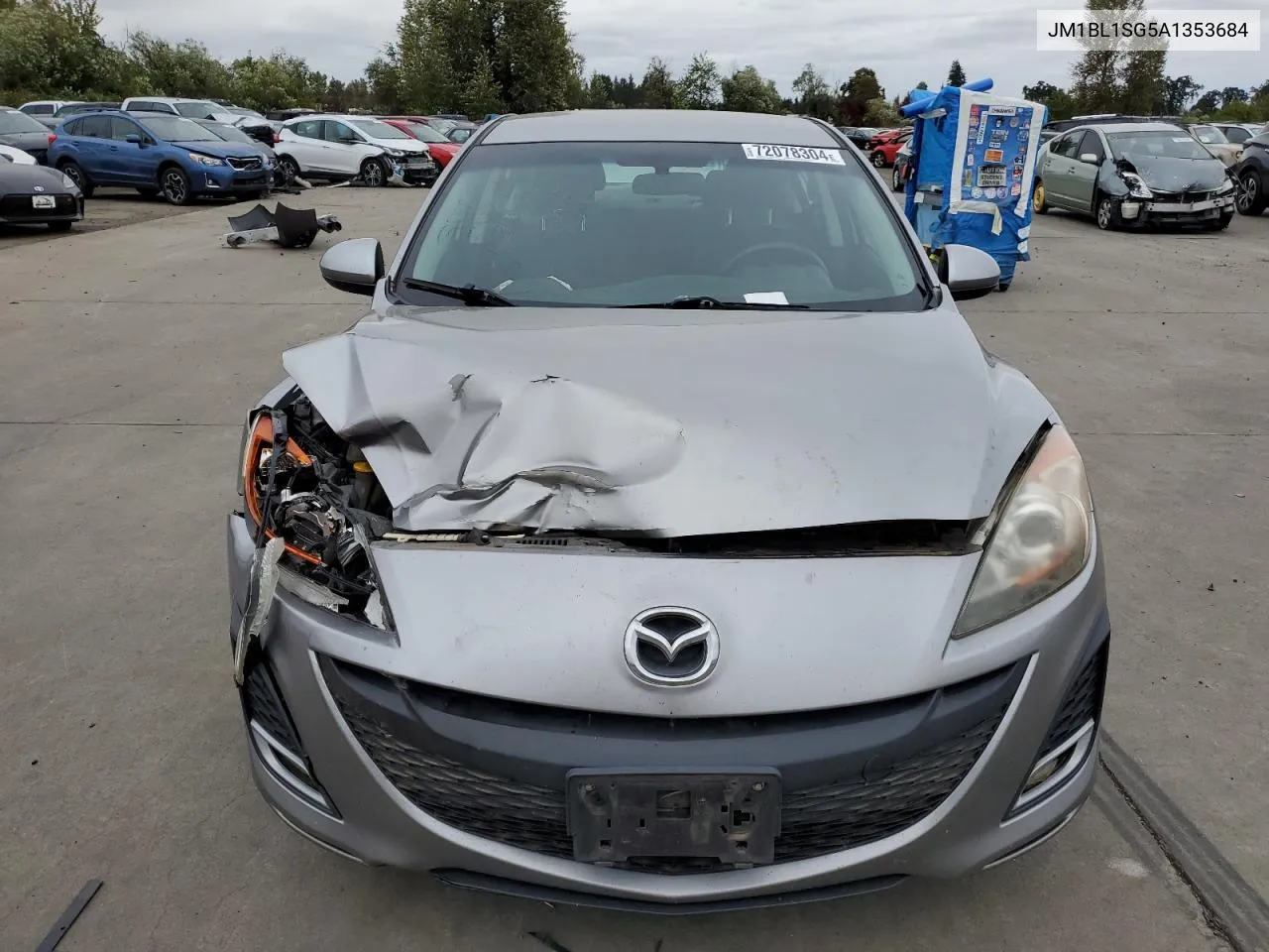 2010 Mazda 3 I VIN: JM1BL1SG5A1353684 Lot: 72078304