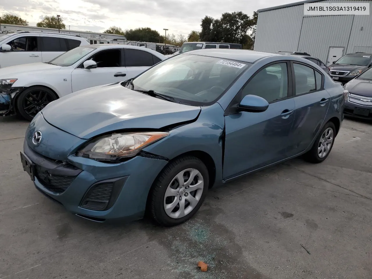 2010 Mazda 3 I VIN: JM1BL1SG3A1319419 Lot: 72154464