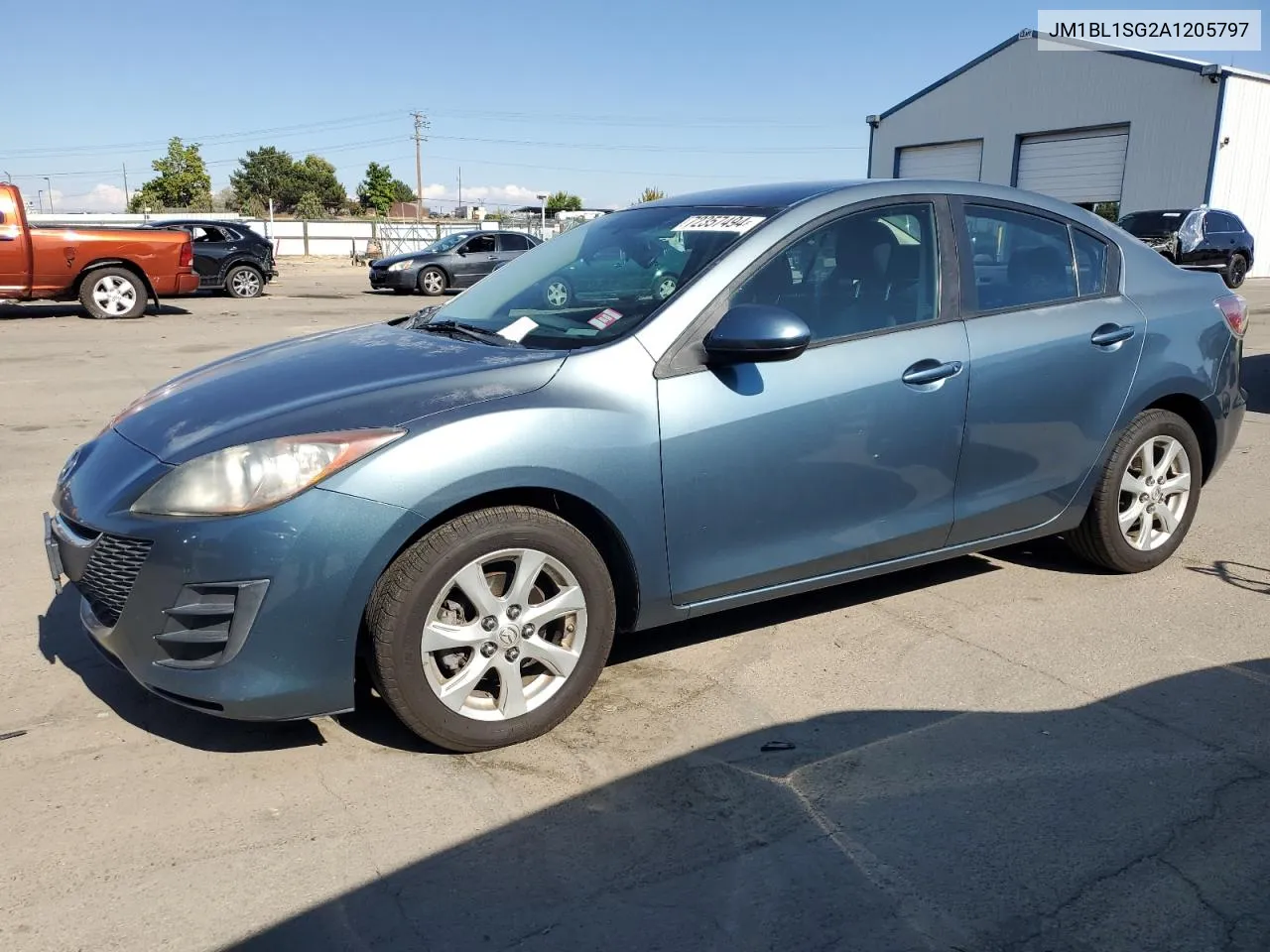 JM1BL1SG2A1205797 2010 Mazda 3 I