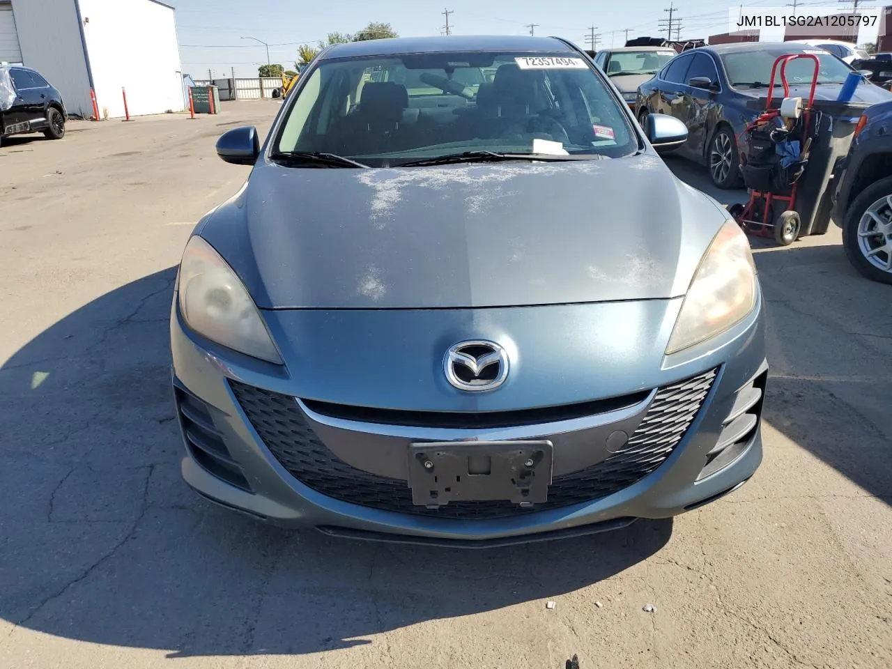 2010 Mazda 3 I VIN: JM1BL1SG2A1205797 Lot: 72357494