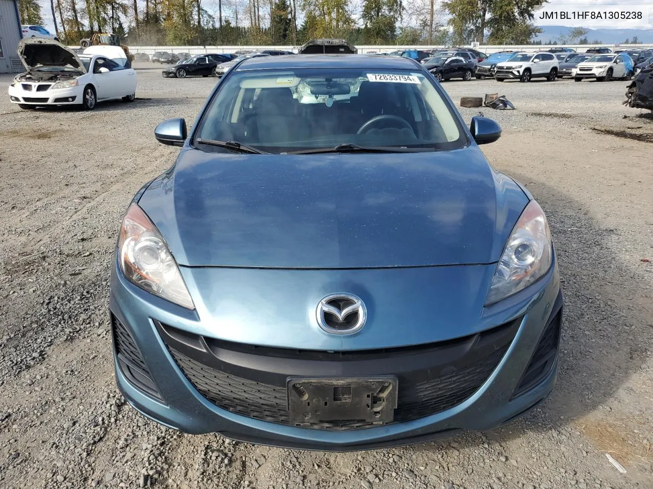 2010 Mazda 3 I VIN: JM1BL1HF8A1305238 Lot: 72833794