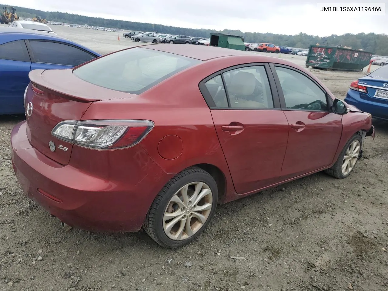 2010 Mazda 3 S VIN: JM1BL1S6XA1196466 Lot: 73100354