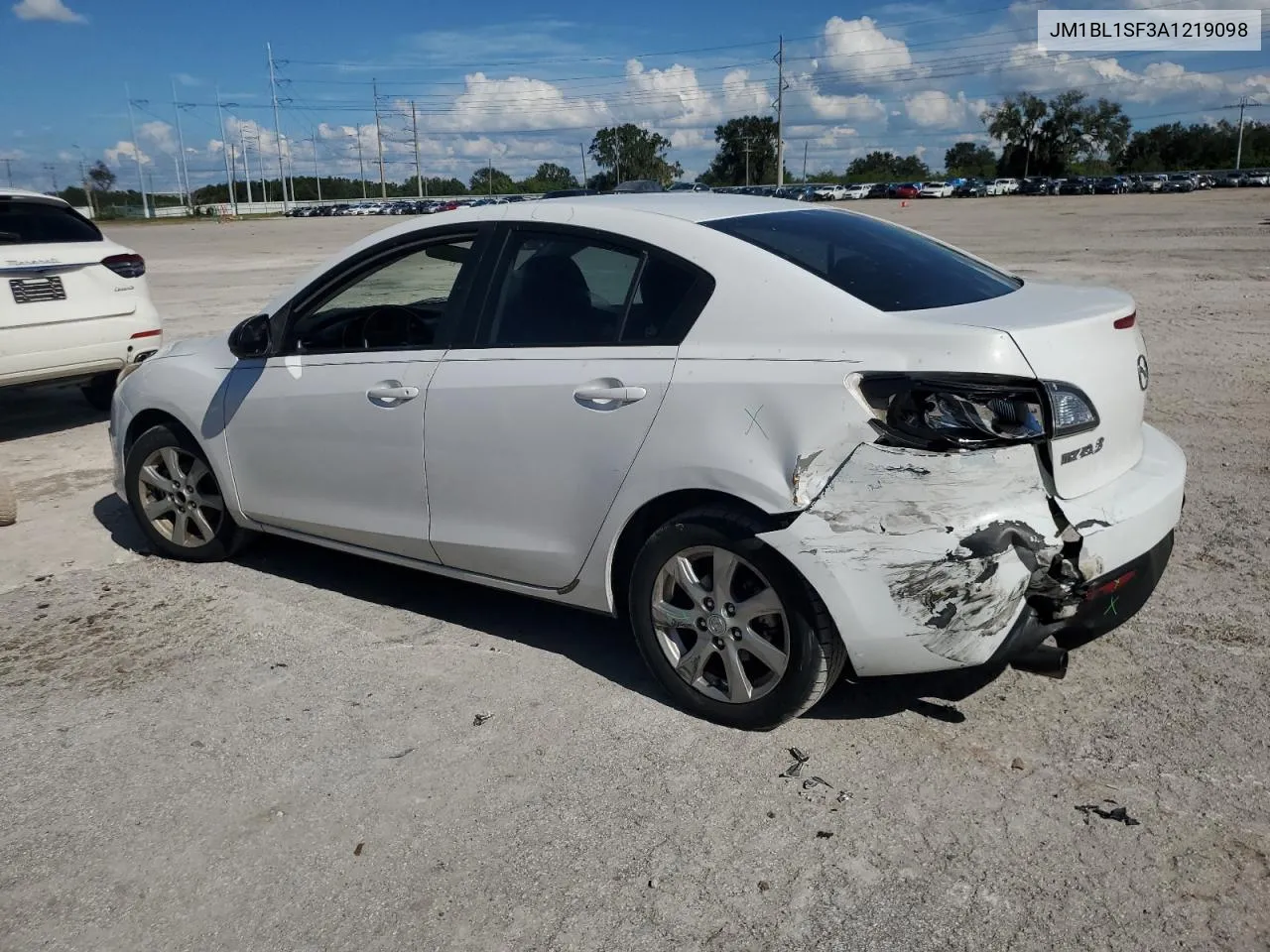 2010 Mazda 3 I VIN: JM1BL1SF3A1219098 Lot: 73329994