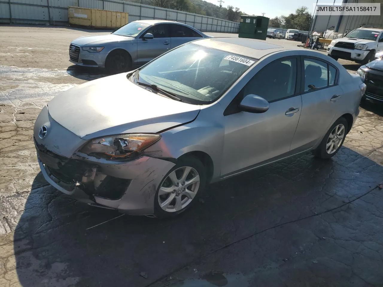 2010 Mazda 3 I VIN: JM1BL1SF5A1158417 Lot: 74561604