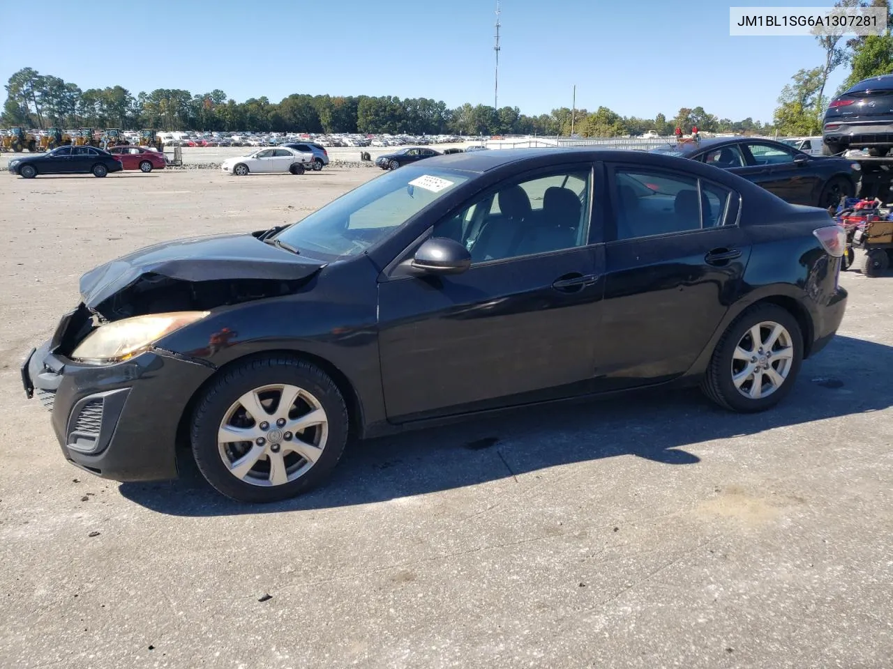 2010 Mazda 3 I VIN: JM1BL1SG6A1307281 Lot: 75863614