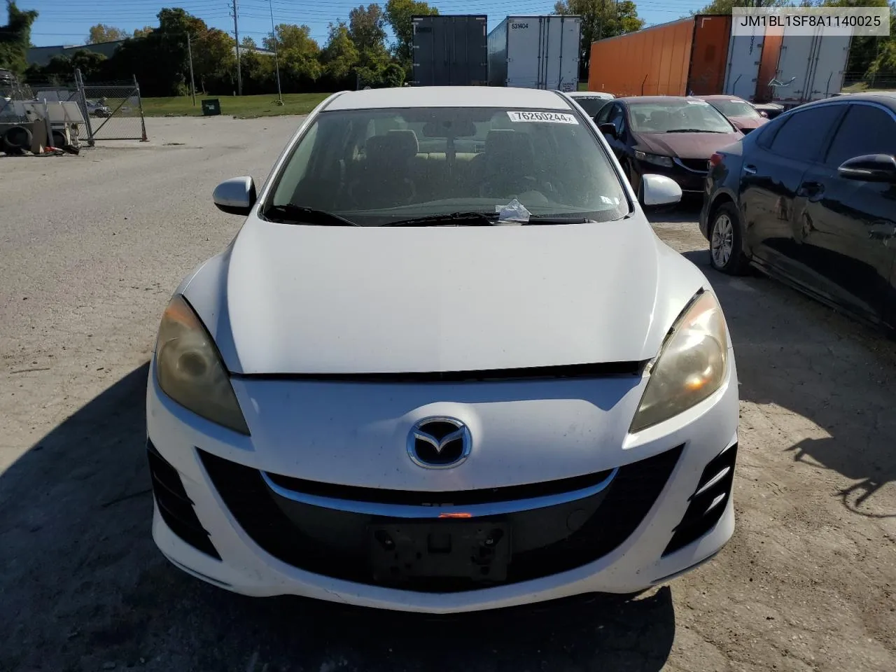 2010 Mazda 3 I VIN: JM1BL1SF8A1140025 Lot: 76260244