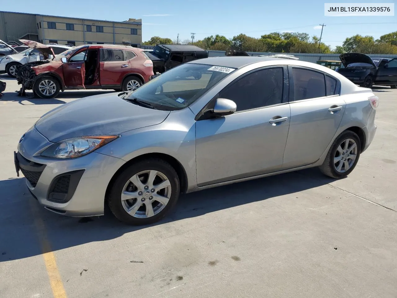 2010 Mazda 3 I VIN: JM1BL1SFXA1339576 Lot: 76970224